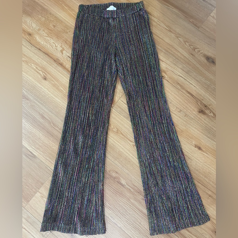 George J. Love fun sparkly flared pants